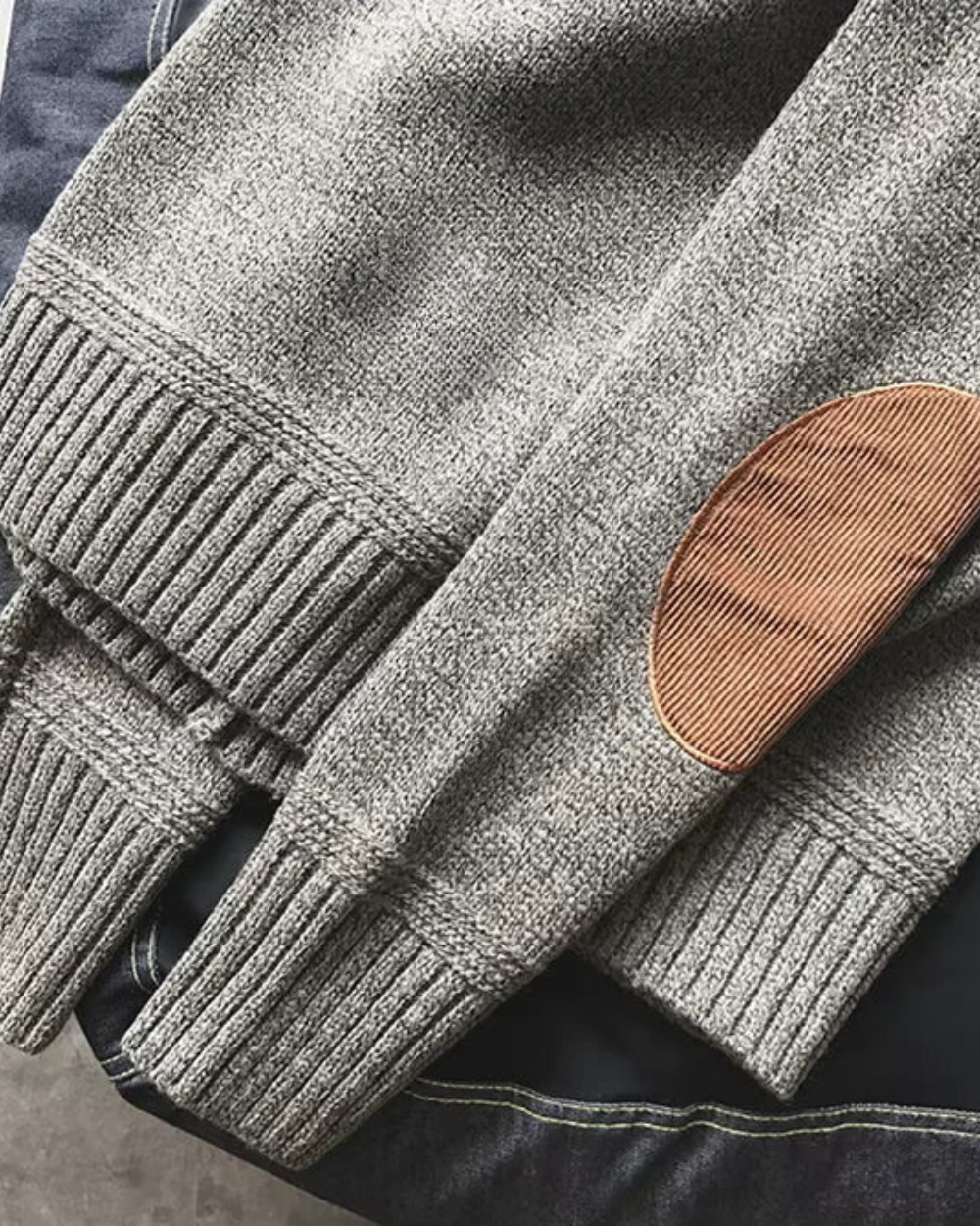 Markus Berlin Herren Weicher Pullover, Vorderansicht