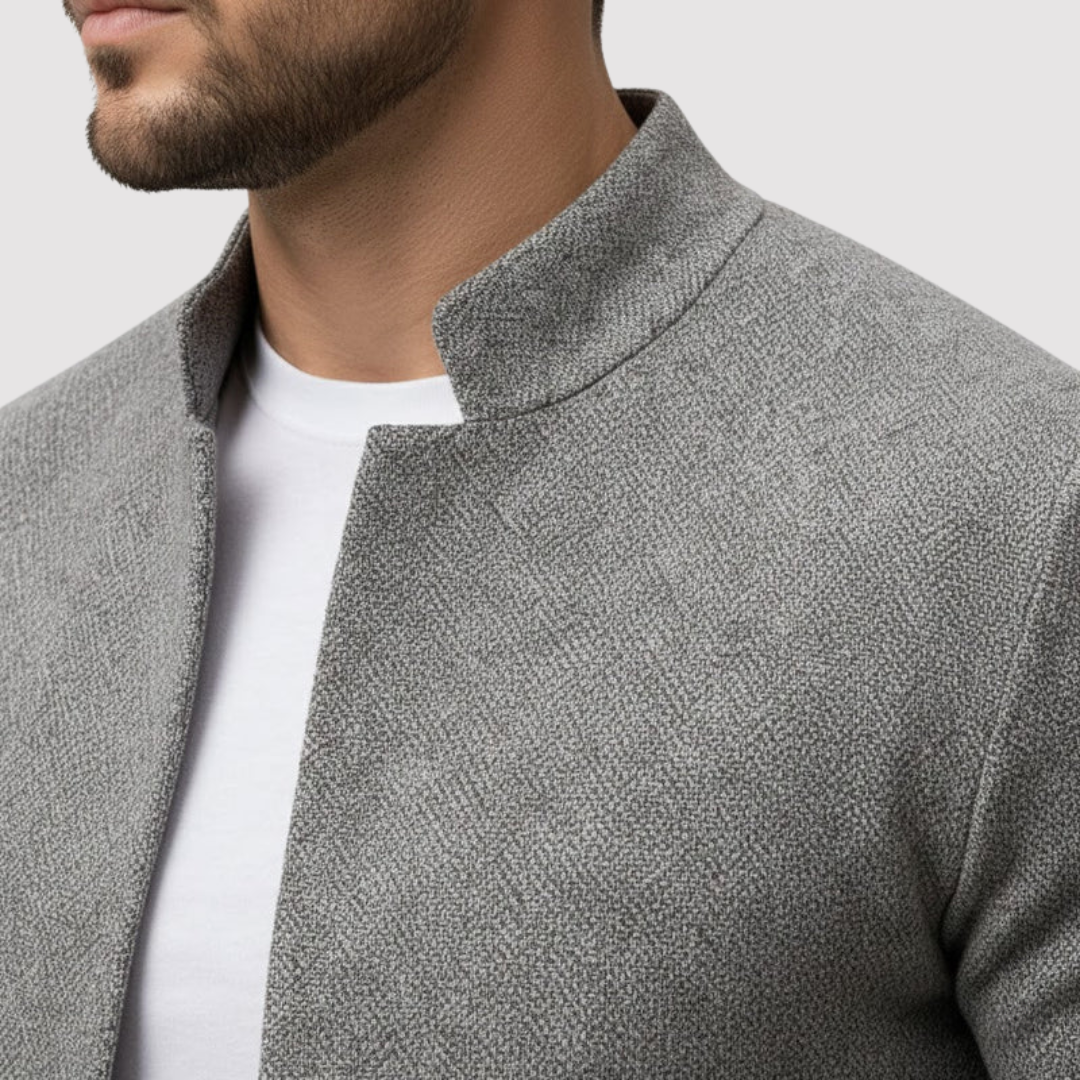 Markus Berlin Herren Strickjacke, Vorderansicht