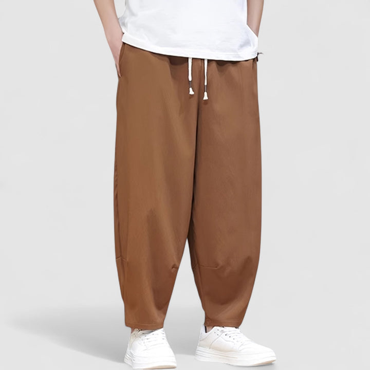 Markus Berlin Herren Bequeme Weite Hose, Vorderansicht