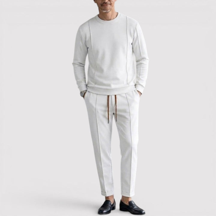 Markus Berlin Herren Sweatshirt-Hosen-Set, Vorderansicht