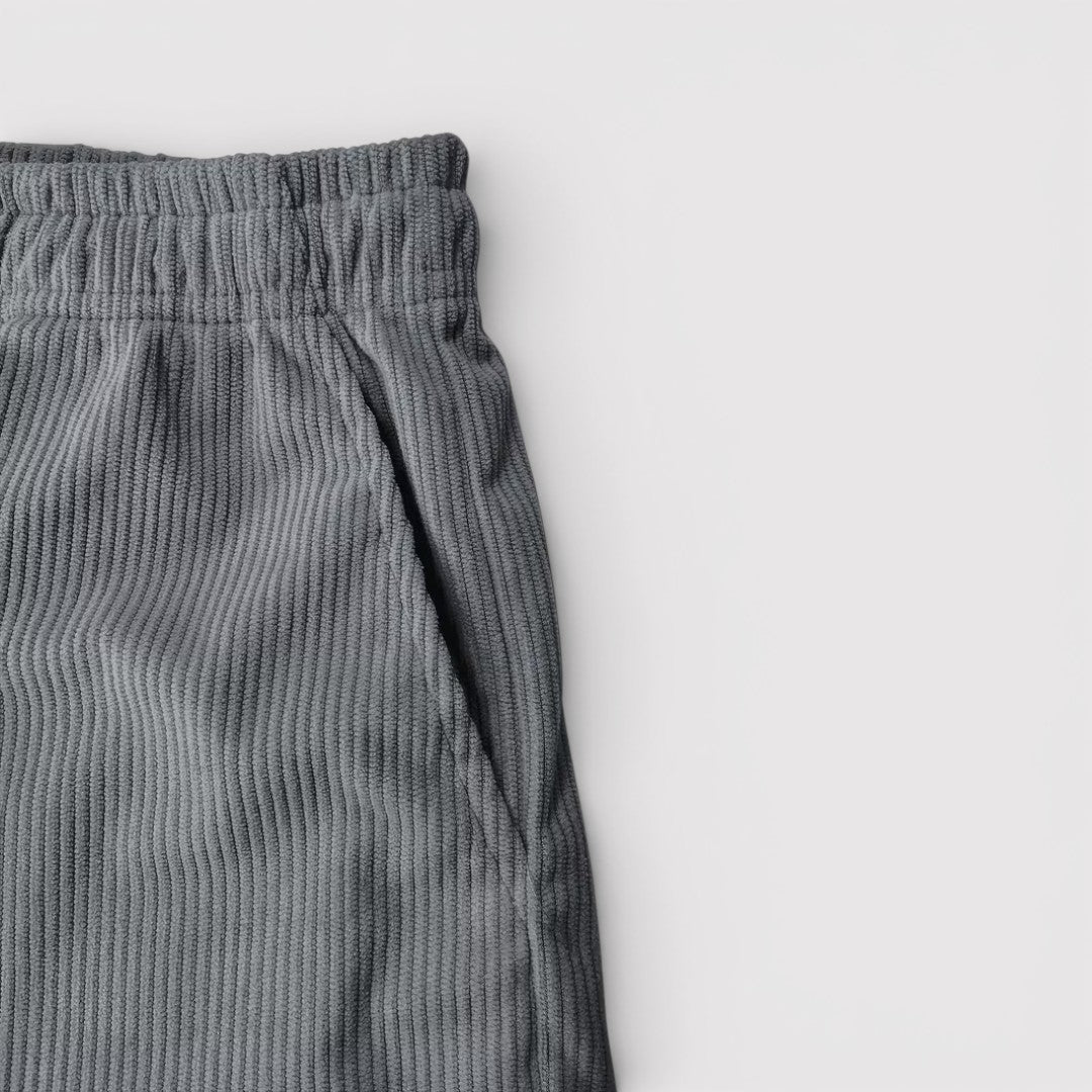 Markus Berlin Herren Strukturierte Shorts, Vorderansicht