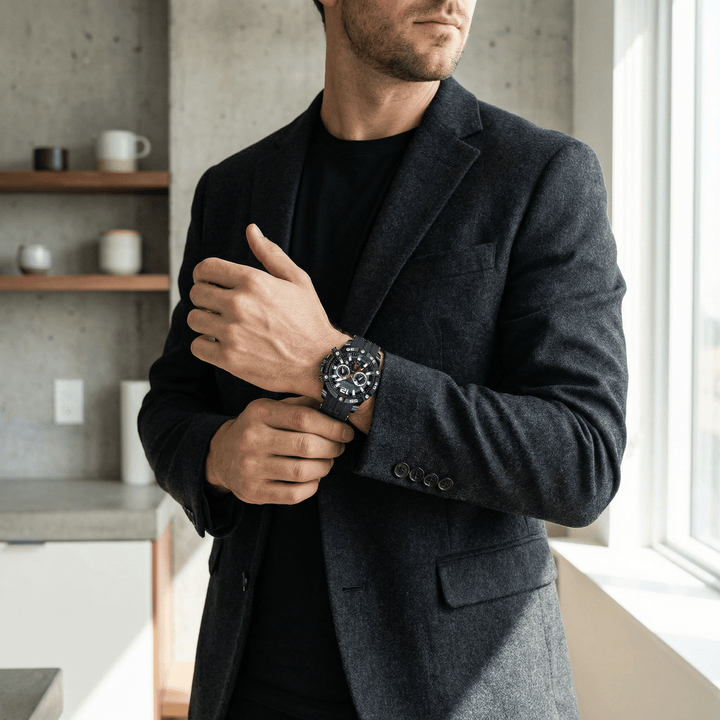 Markus Berlin Herrenuhr, Vorderansicht