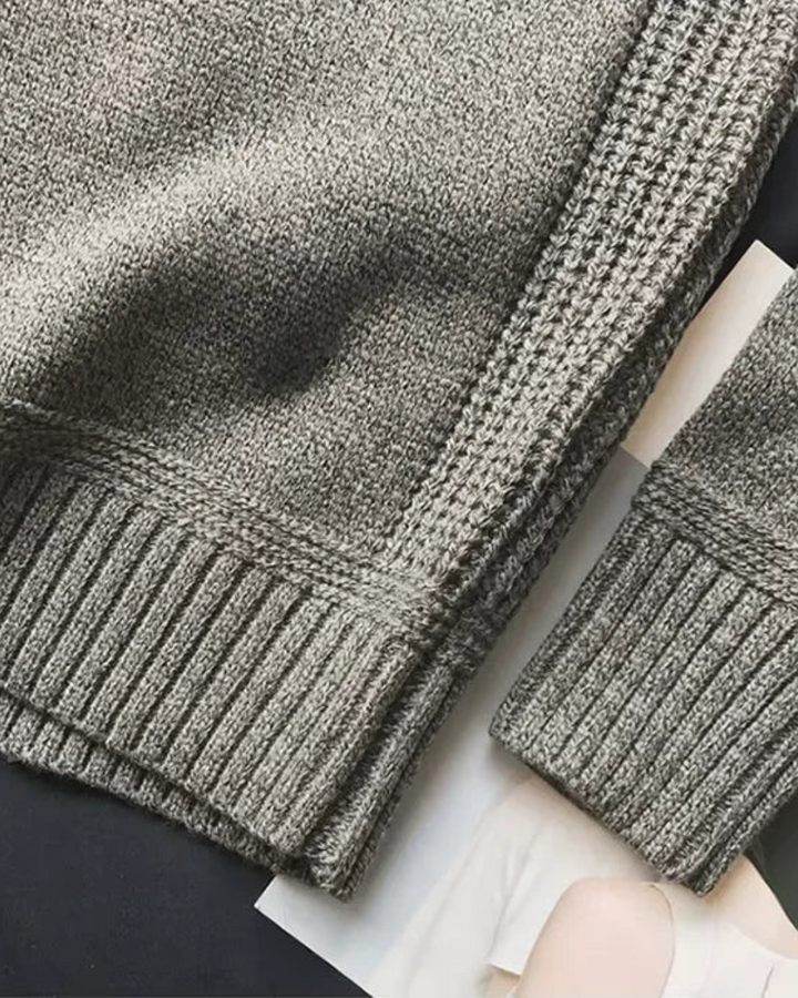 Markus Berlin Herren Weicher Pullover, Vorderansicht
