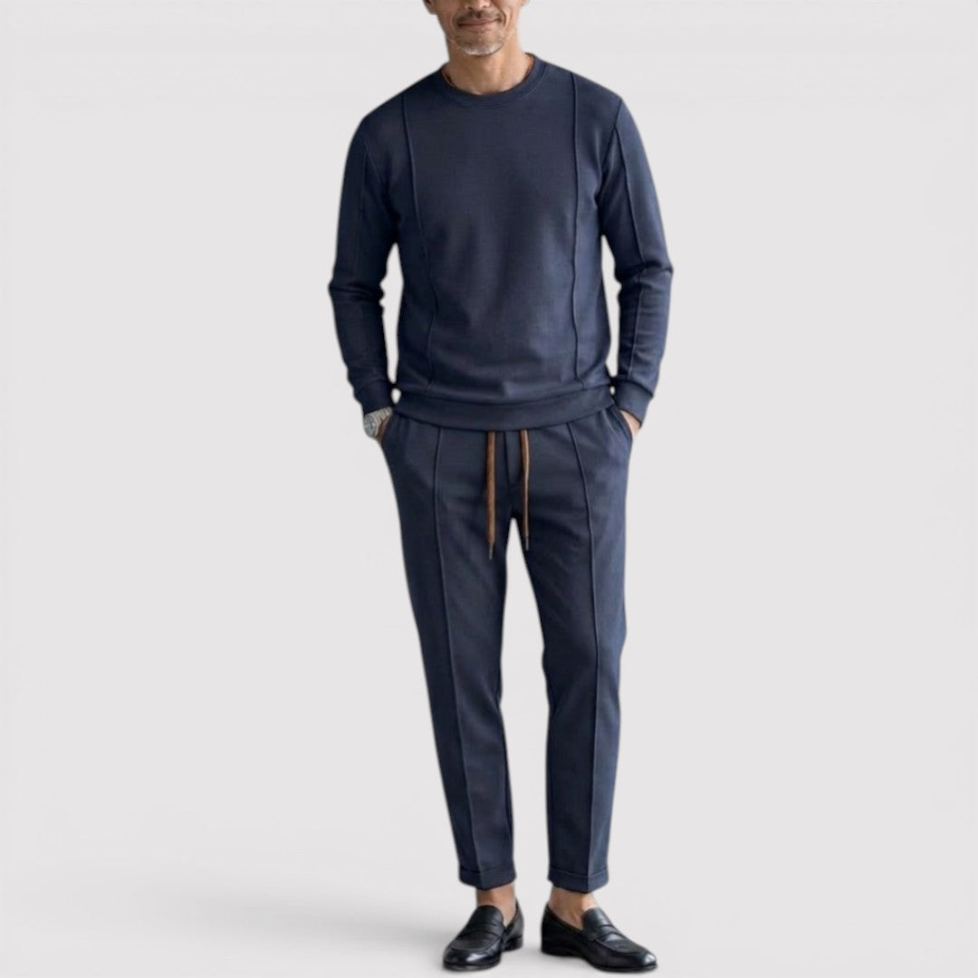 Markus Berlin Herren Sweatshirt-Hosen-Set, Vorderansicht
