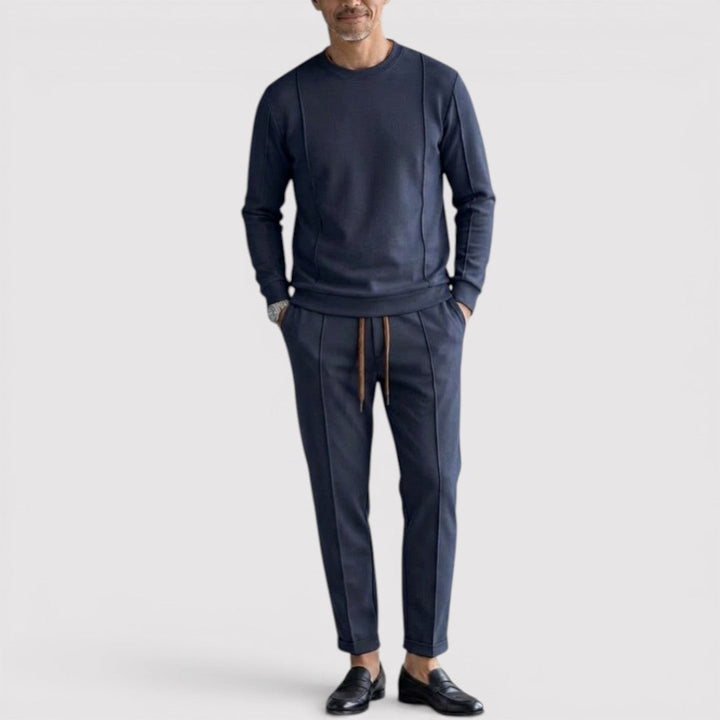 Markus Berlin Herren Sweatshirt-Hosen-Set, Vorderansicht