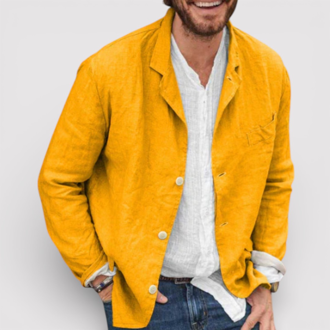 Markus Berlin Herren Leichter Blazer, Vorderansicht