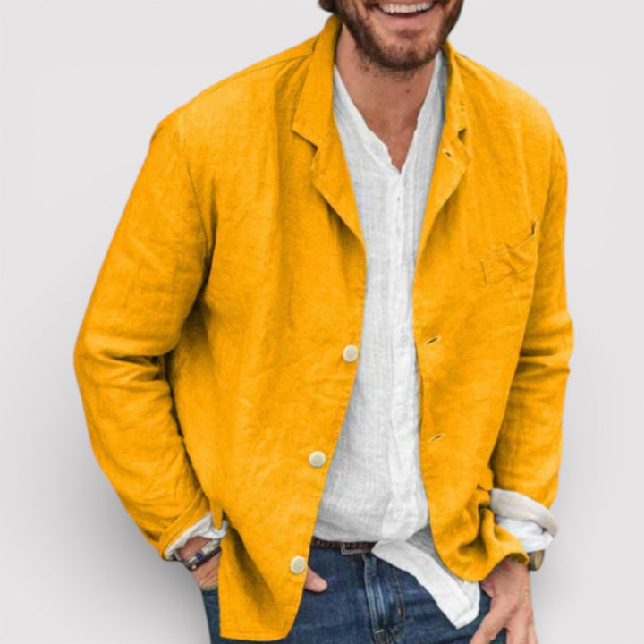 Markus Berlin Herren Leichter Blazer, Vorderansicht