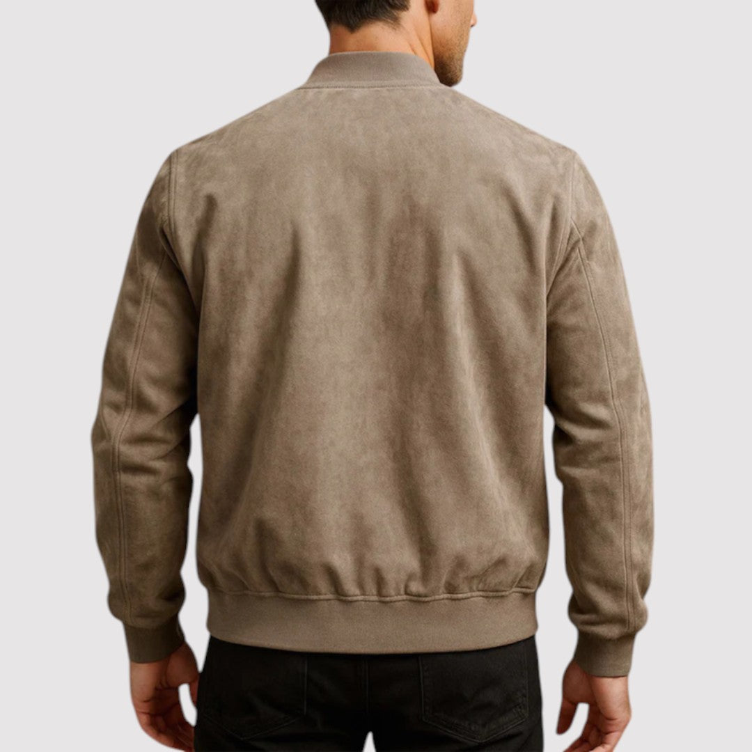 Markus Berlin Herren Jacke mit Stehkragen, Vorderansicht