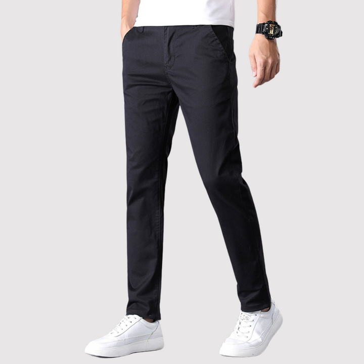 Markus Berlin Herren Slim-Fit-Stretchhose, Vorderansicht
