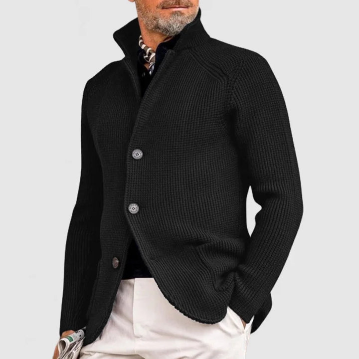 Markus Berlin Herren Strickcardigan, Vorderansicht