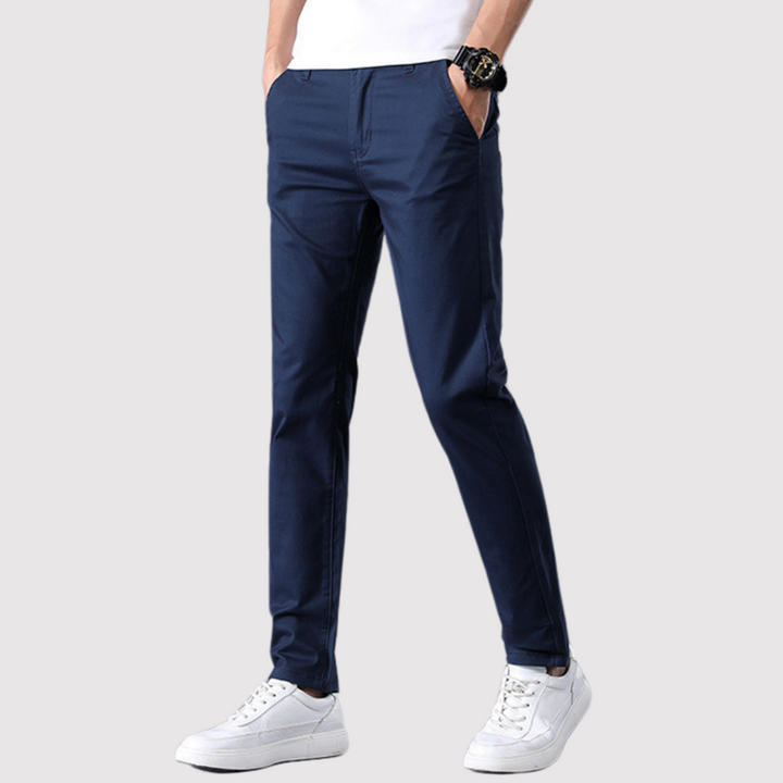 Markus Berlin Herren Slim-Fit-Stretchhose, Vorderansicht