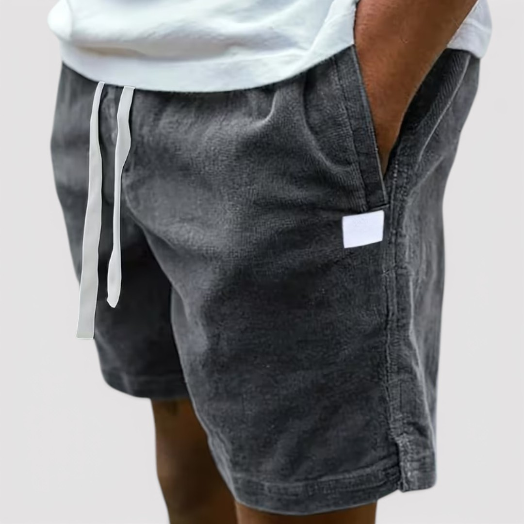 Markus Berlin Herren Leichte Sommershorts, Vorderansicht