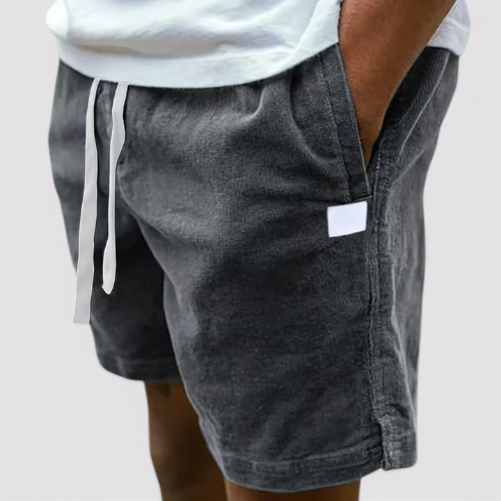 Markus Berlin Herren Leichte Sommershorts, Vorderansicht