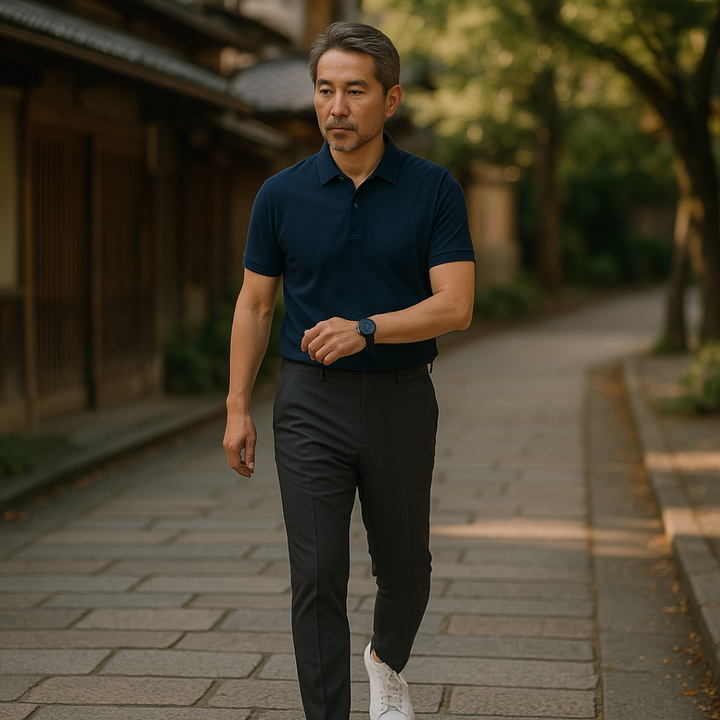Markus Berlin Herren Slim-Fit Hose, Vorderansicht