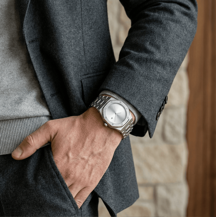 Markus Berlin Herrenuhr, Vorderansicht