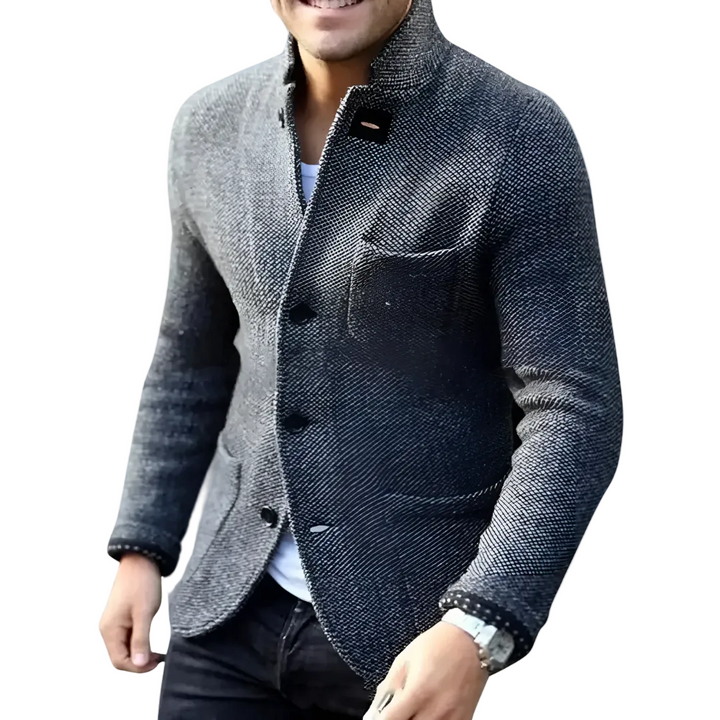 Markus Berlin Herren Strickblazer, Vorderansicht