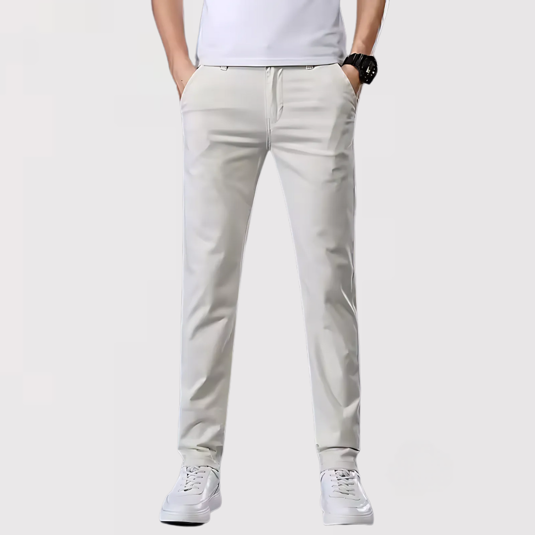 Markus Berlin Herren Slim-Fit-Stretchhose, Vorderansicht