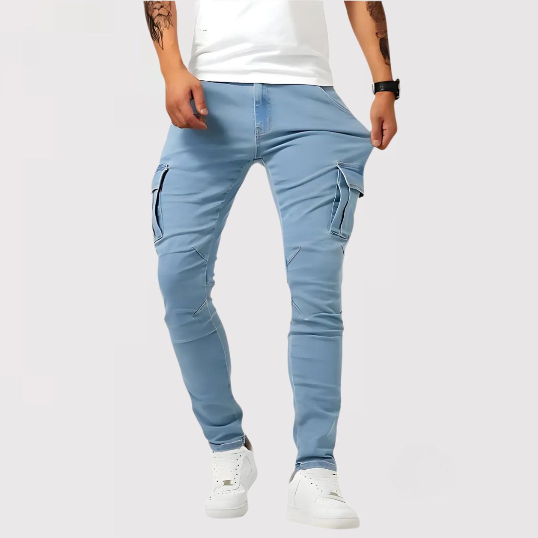 Markus Berlin Herren Komfort-Cargohose, Vorderansicht
