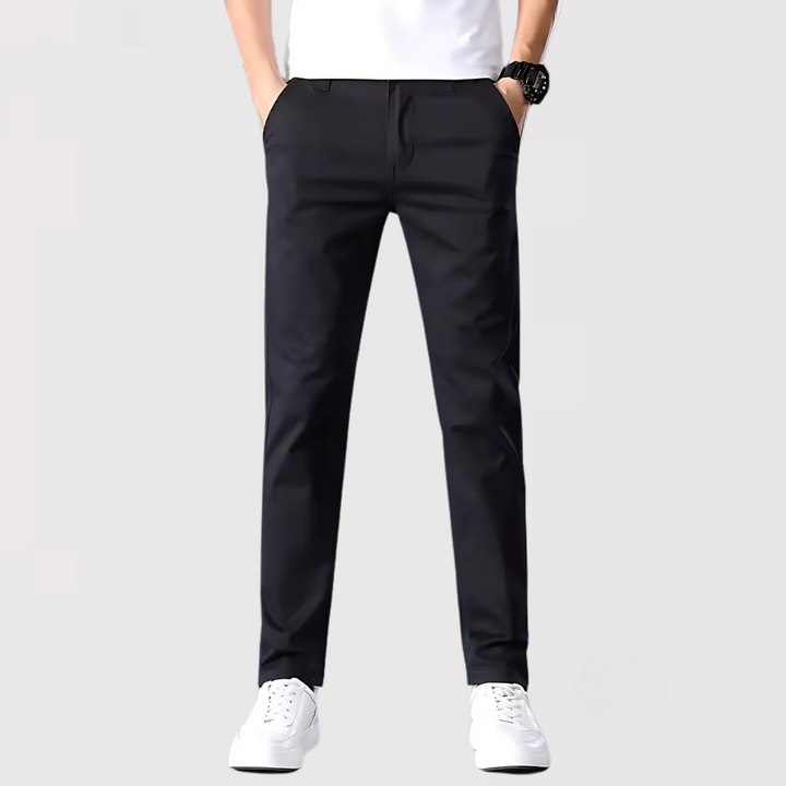 Markus Berlin Herren Slim-Fit-Stretchhose, Vorderansicht