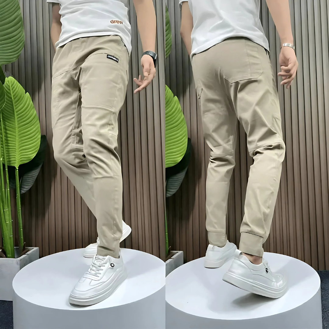 Markus Berlin Herren Stretch-Hose, Vorderansicht