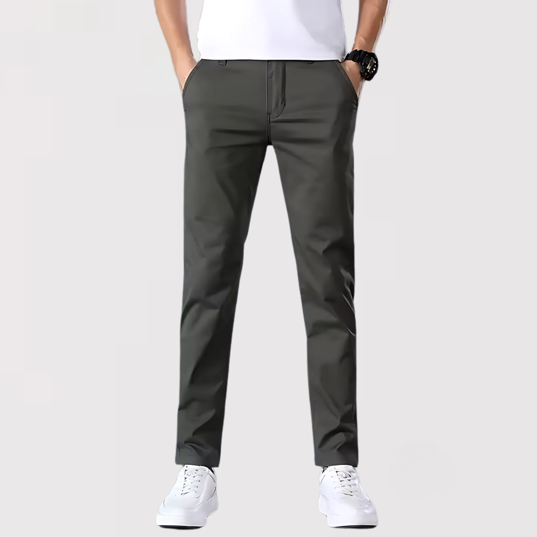 Markus Berlin Herren Slim-Fit-Stretchhose, Vorderansicht