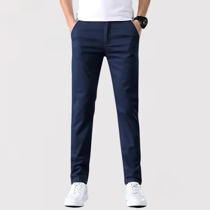 Markus Berlin Herren Slim-Fit-Stretchhose, Vorderansicht