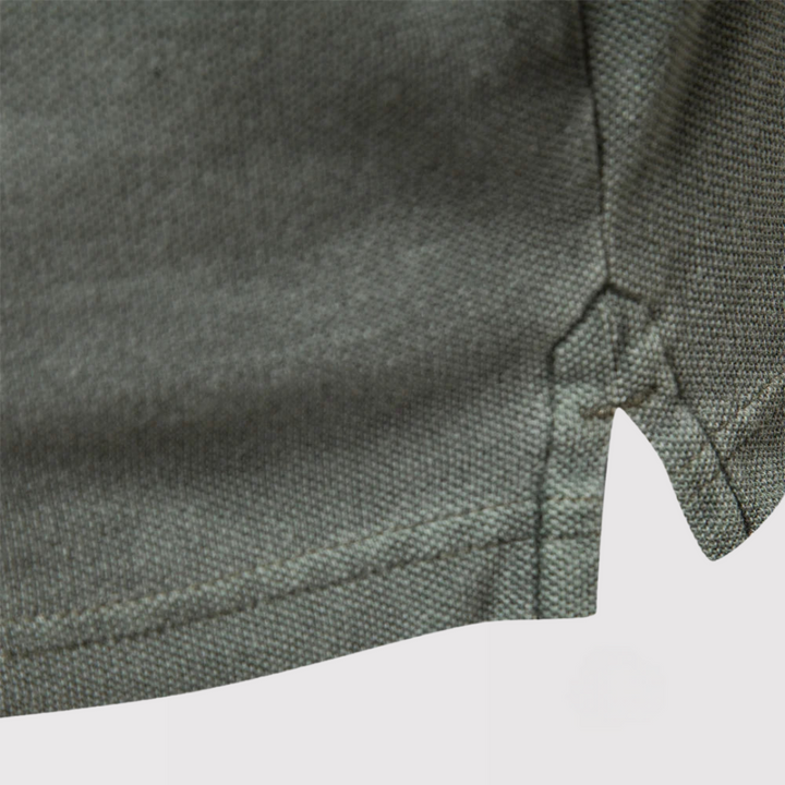 Markus Berlin Herren Poloshirt mit softer Waschung, Vorderansicht