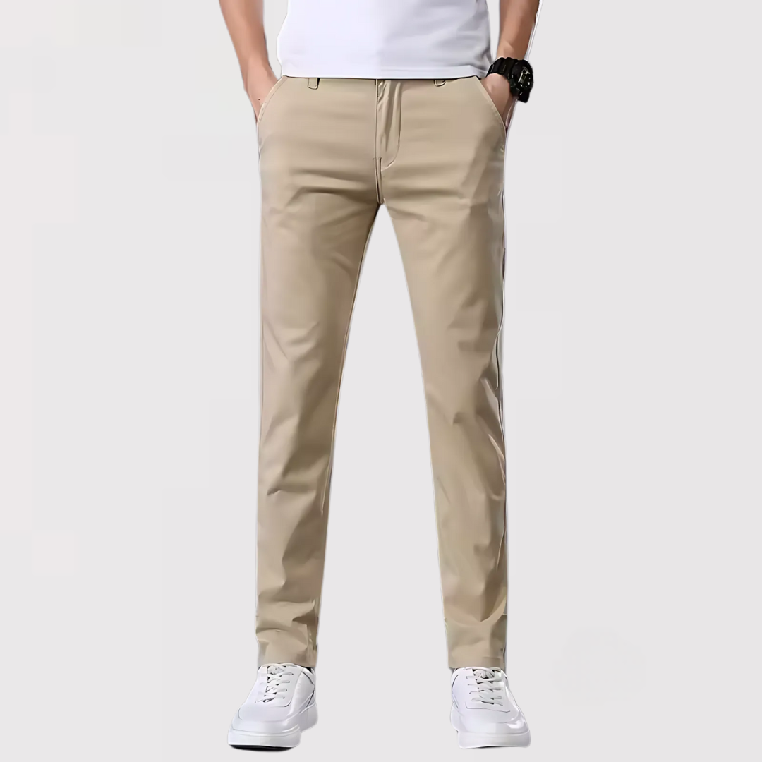 Markus Berlin Herren Slim-Fit-Stretchhose, Vorderansicht