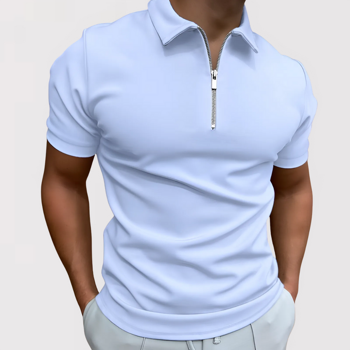 Markus Berlin Herren Modernes Kurzarm-Poloshirt, Vorderansicht