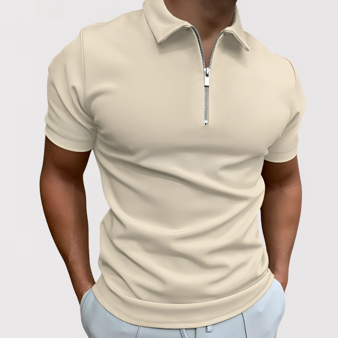 Markus Berlin Herren Modernes Kurzarm-Poloshirt, Vorderansicht