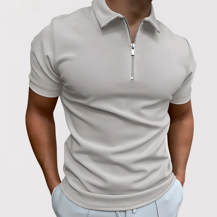 Markus Berlin Herren Modernes Kurzarm-Poloshirt, Vorderansicht