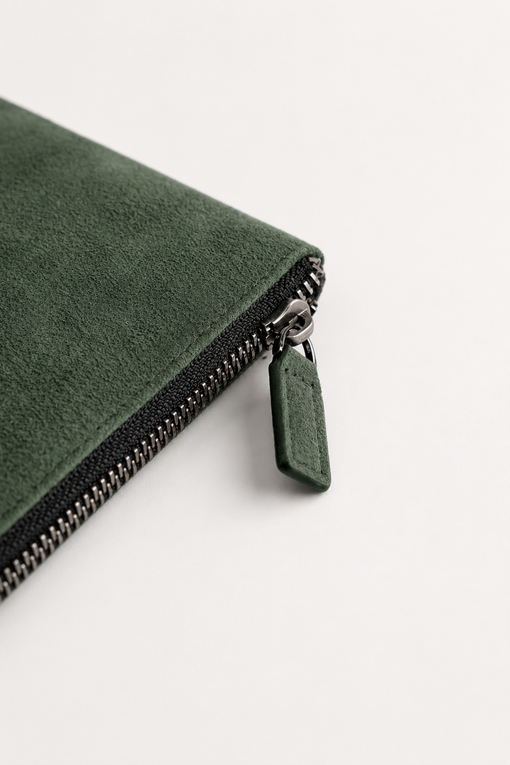 Markus Berlin Herren Clutch-Tasche Dunkelgrün, Vorderansicht