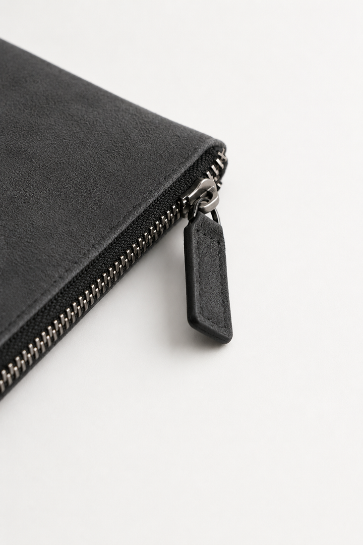 Markus Berlin Herren Clutch-Tasche Dunkelgrau, Vorderansicht