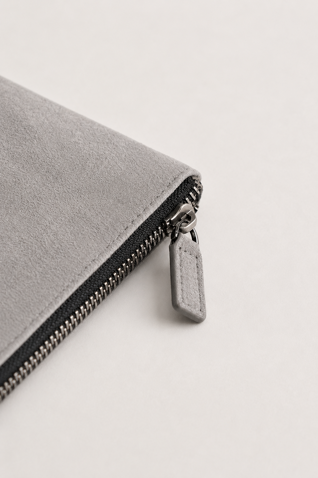 Markus Berlin Herren Clutch-Tasche Hellgrau, Vorderansicht