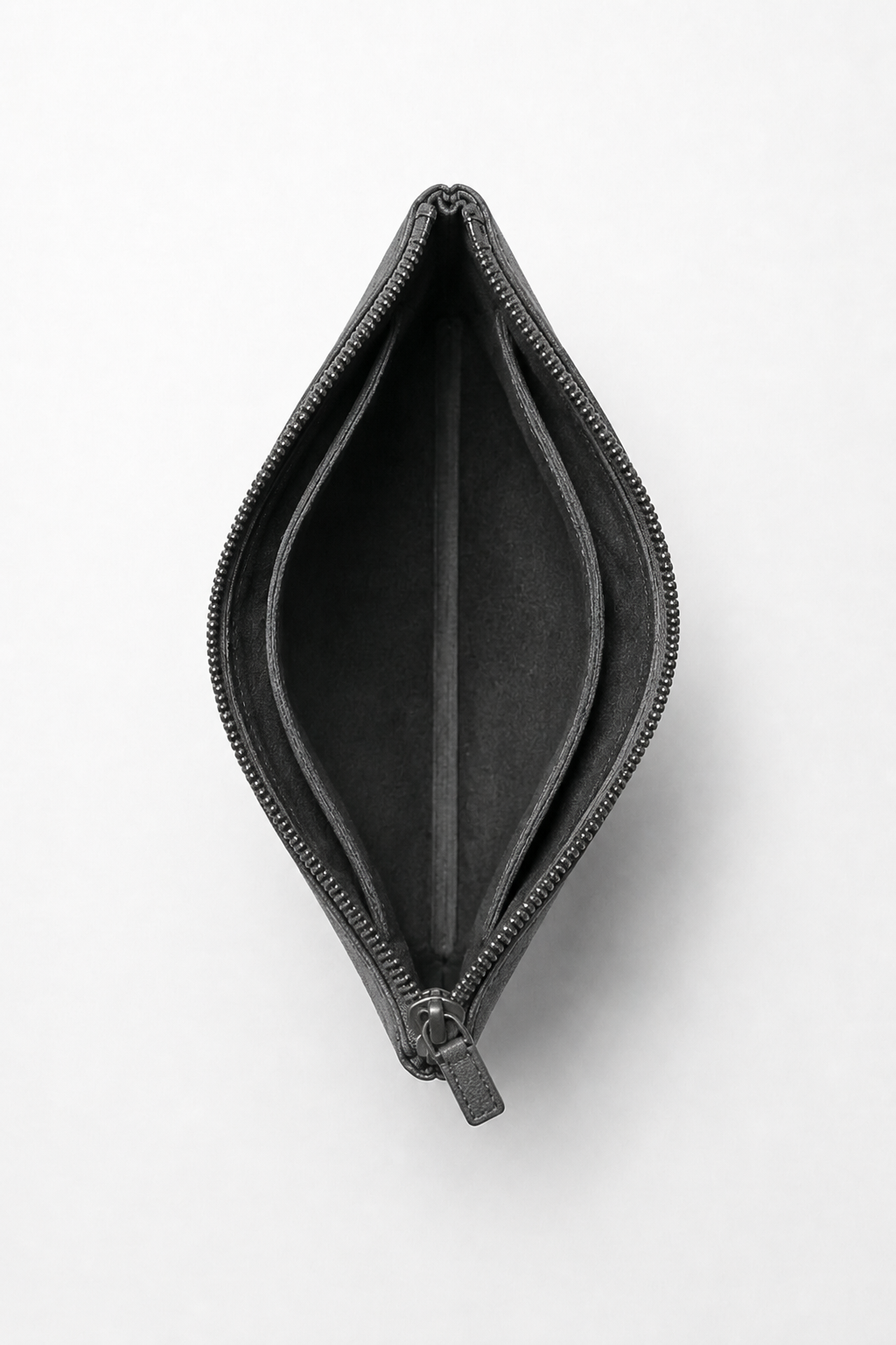 Markus Berlin Herren Clutch-Tasche Dunkelgrau, Vorderansicht
