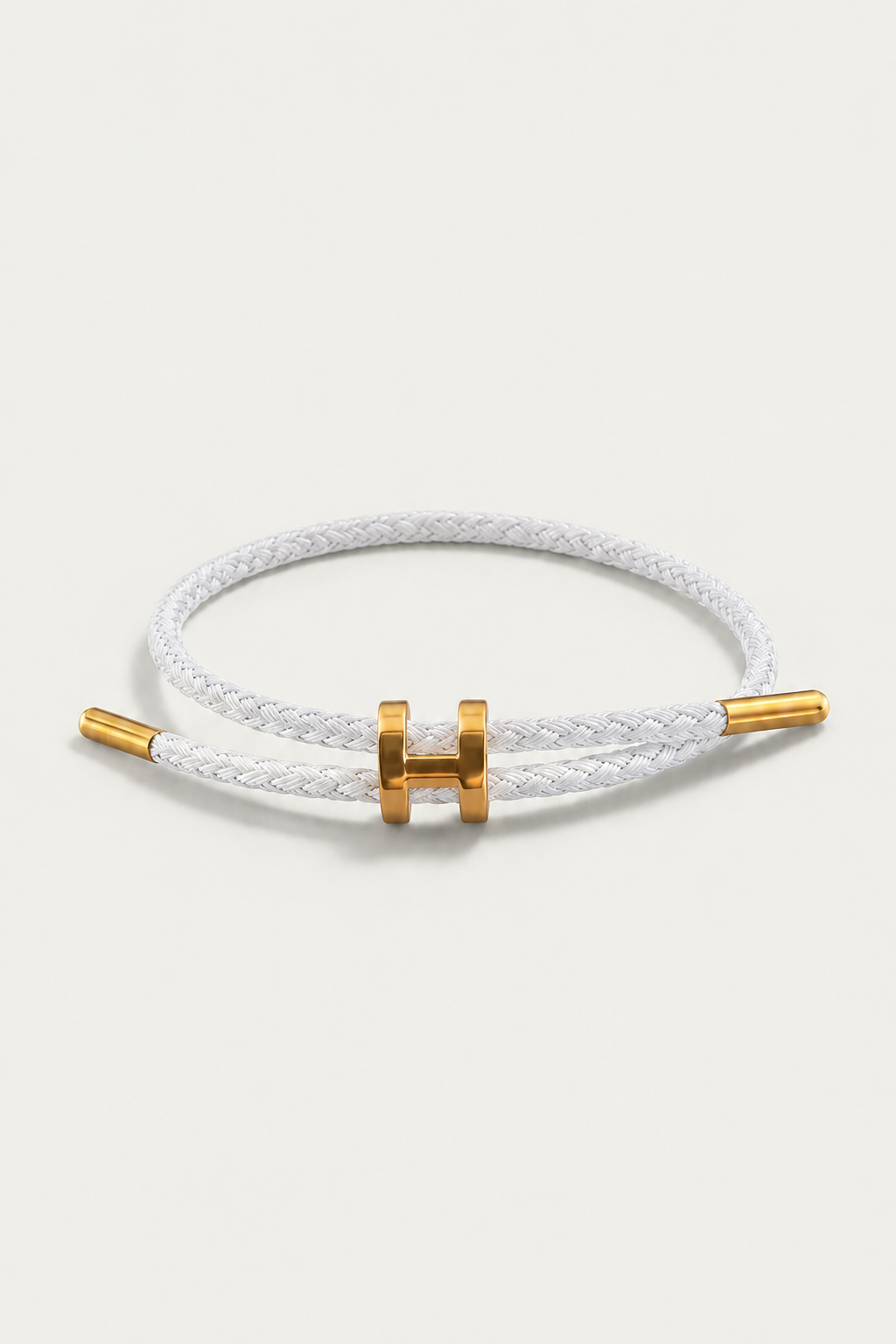 Markus Berlin Herren Armband Weiß/Gold, Vorderansicht