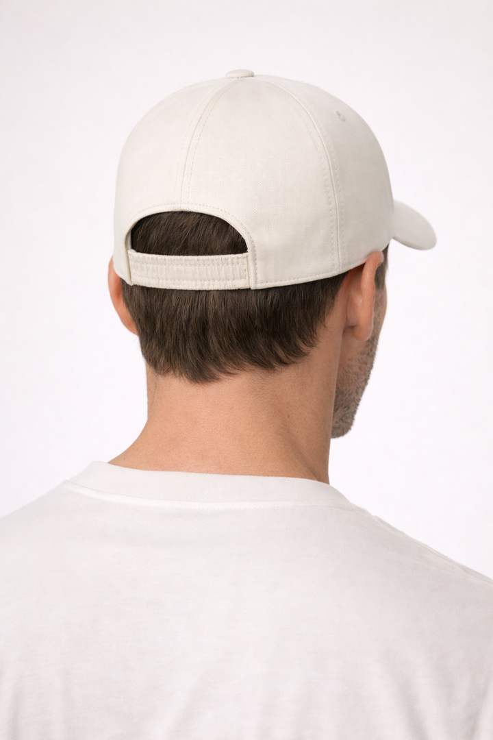 Markus Berlin Herren Cap Creme, Vorderansicht
