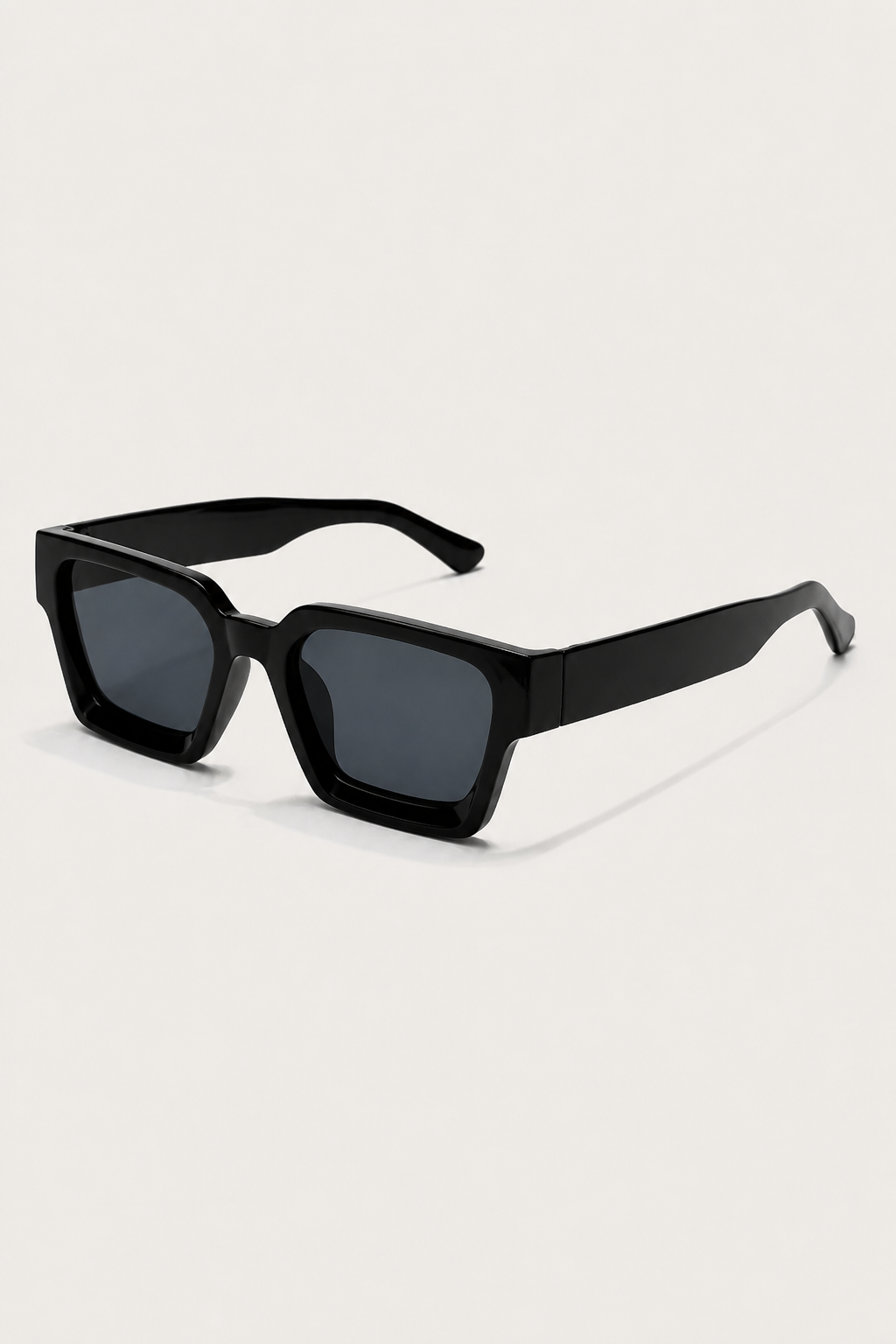 Markus Berlin Herren Sonnenbrille Schwarz, Vorderansicht