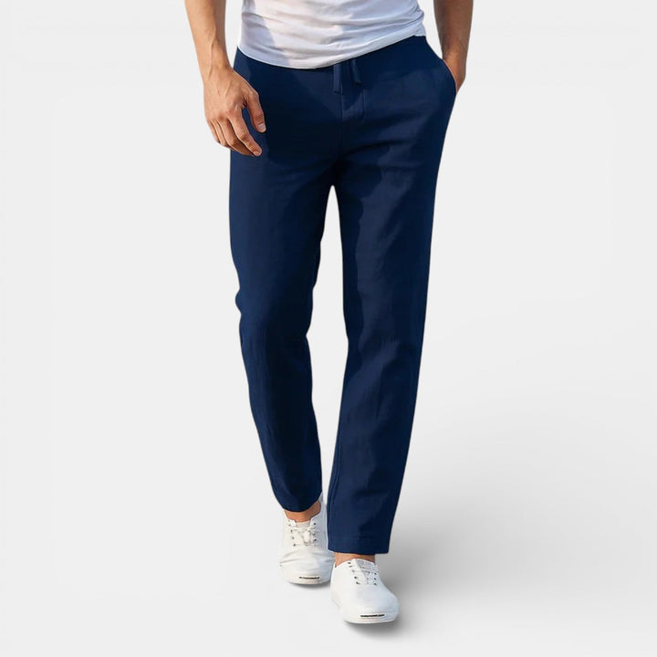 Markus Berlin Herren Atmungsaktive Tapered-Hose, Vorderansicht