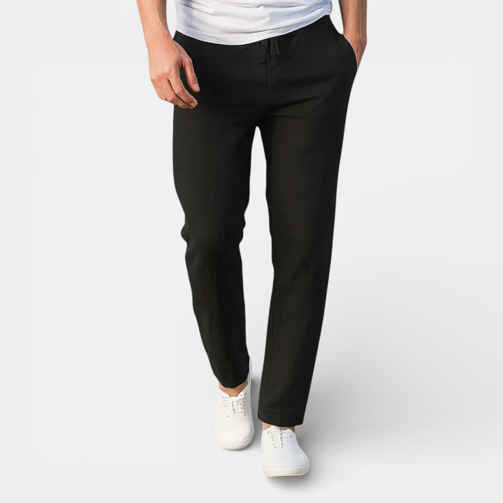 Markus Berlin Herren Atmungsaktive Tapered-Hose, Vorderansicht