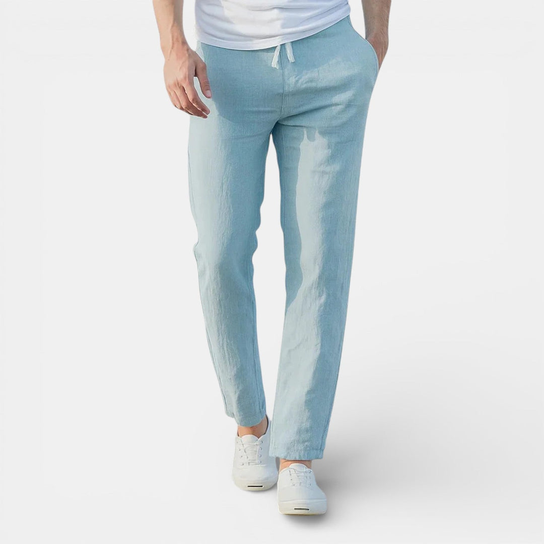Markus Berlin Herren Atmungsaktive Tapered-Hose, Vorderansicht