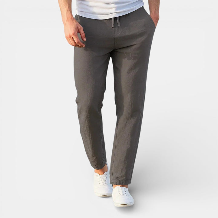 Markus Berlin Herren Atmungsaktive Tapered-Hose, Vorderansicht