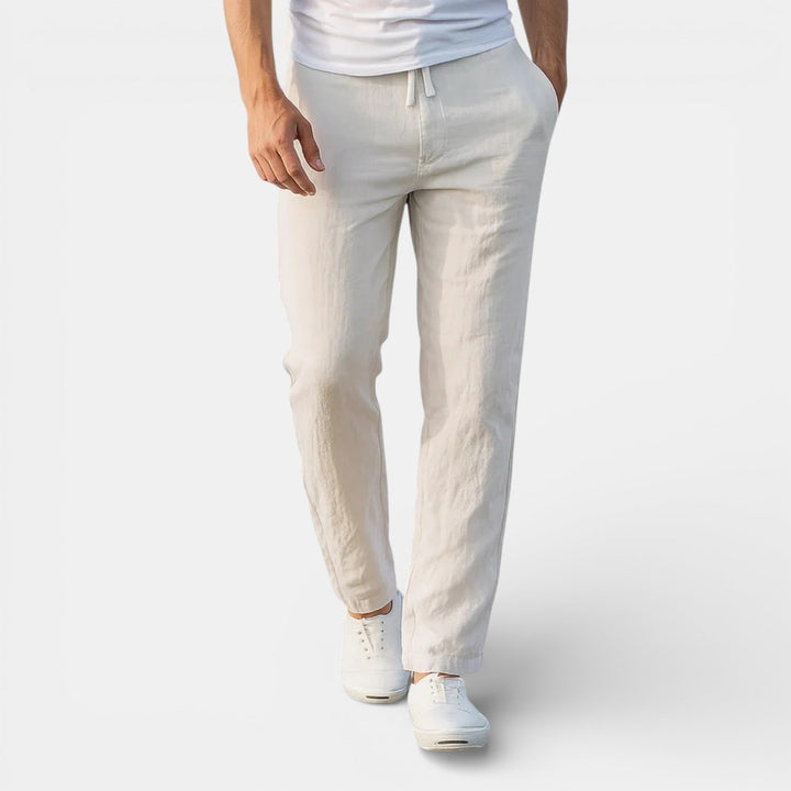 Markus Berlin Herren Atmungsaktive Tapered-Hose, Vorderansicht