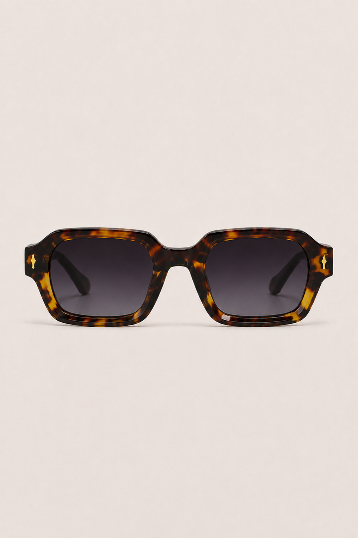 Markus Berlin Herren Sonnenbrille Havanna, Vorderansicht