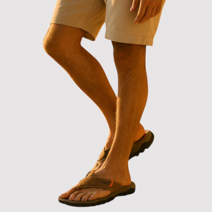 Markus Berlin Herren Bequeme Sandalen, Vorderansicht