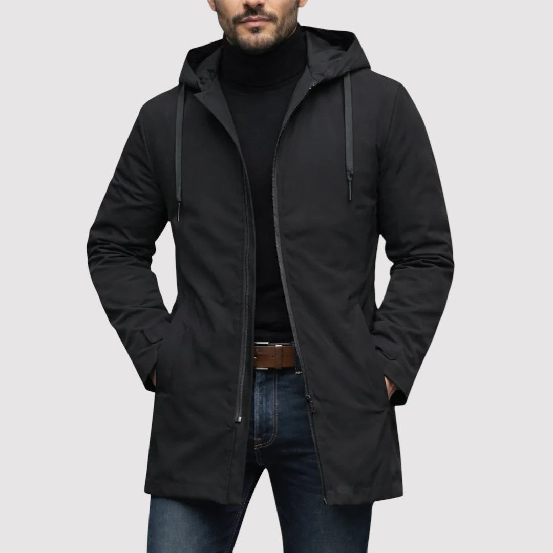 Markus Berlin Herren Wetterfeste Jacke, Vorderansicht