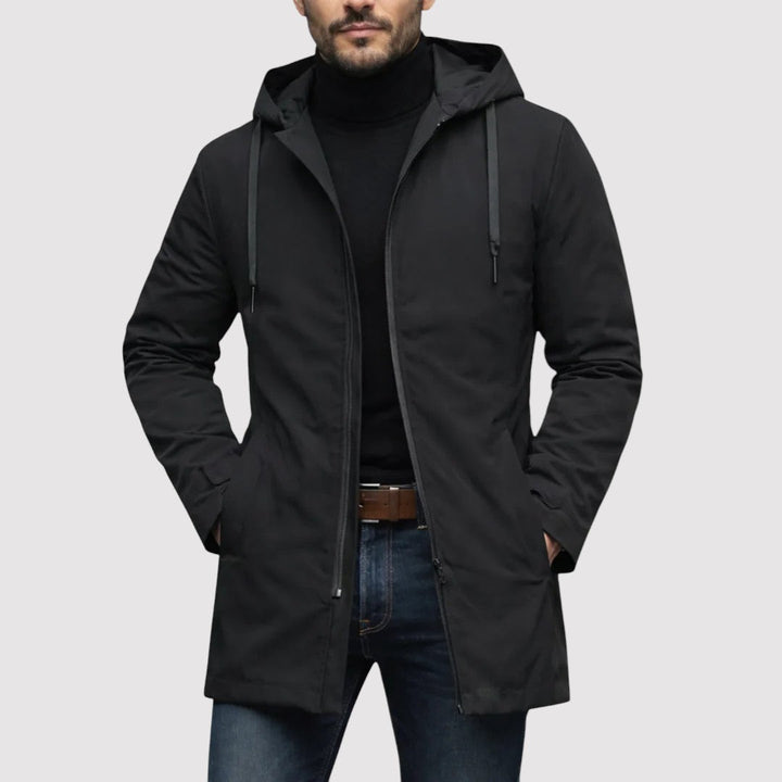 Markus Berlin Herren Wetterfeste Jacke, Vorderansicht