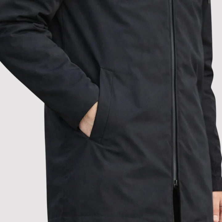 Markus Berlin Herren Wetterfeste Jacke, Vorderansicht