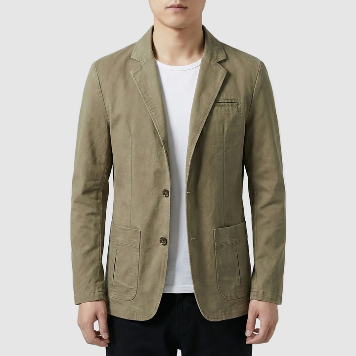Markus Berlin Herren Business-Blazer, Vorderansicht