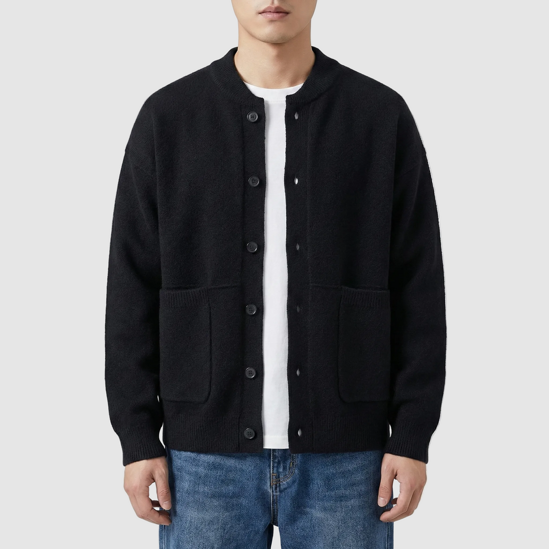 Markus Berlin Herren Strickjacke, Vorderansicht